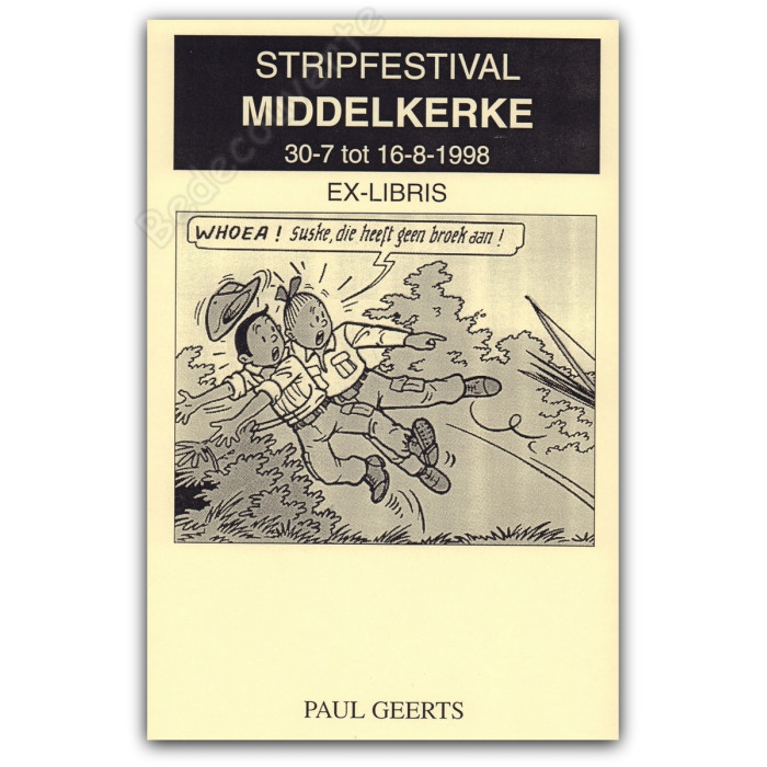 Geerts - Bob et Bobette Stripfestival Middelkerke 1998 - 2