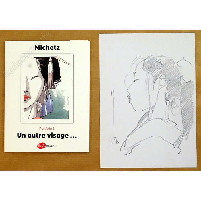 Michetz - Un autre visage Portfolio 1 + Dessin n°9/40