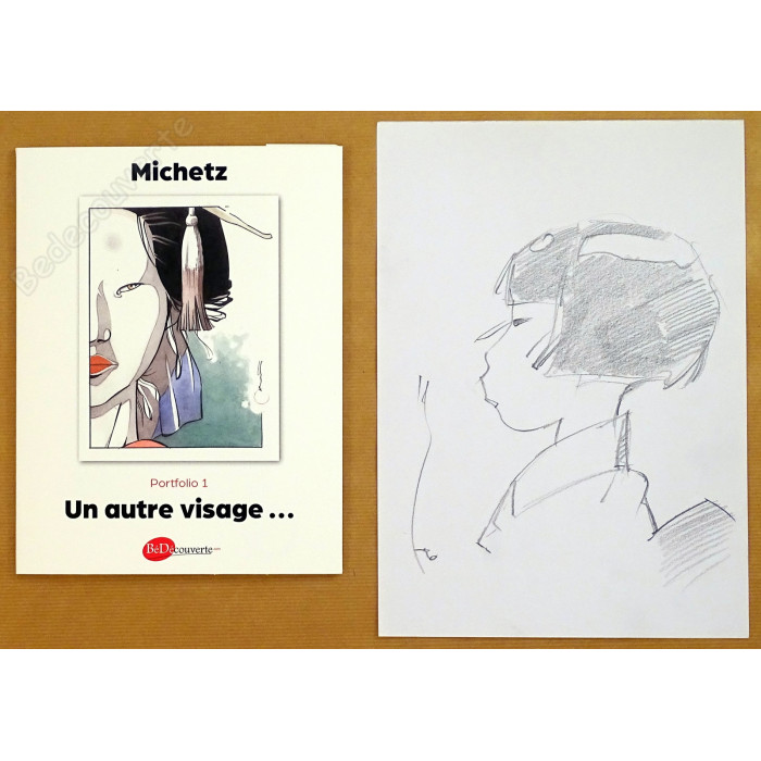 Michetz - Un autre visage Portfolio 1 + Dessin n°11/40