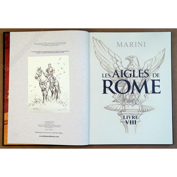 Marini - Les Aigles de Rome Livre 8 Tirage de Luxe