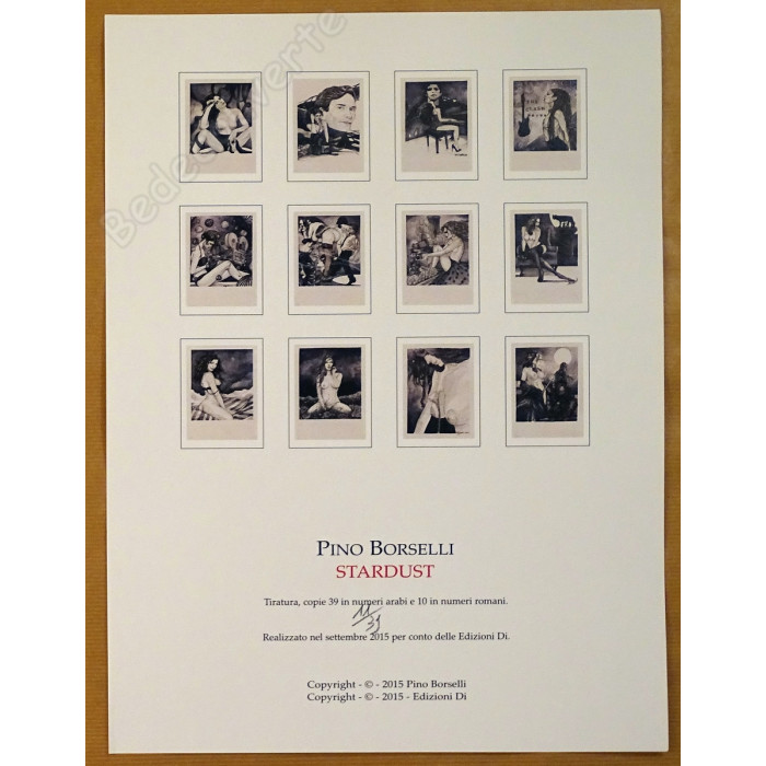 Borselli - Portfolio Stardust + dédicace n°11/39