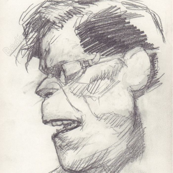 Liberatore Tanino - Dessin Original Portrait RanXerox - H
