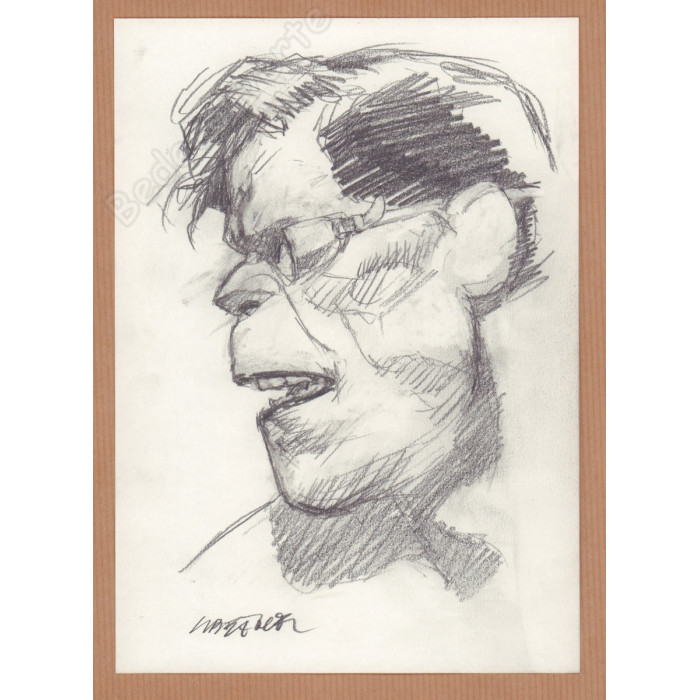 Liberatore Tanino - Dessin Original Portrait RanXerox - H