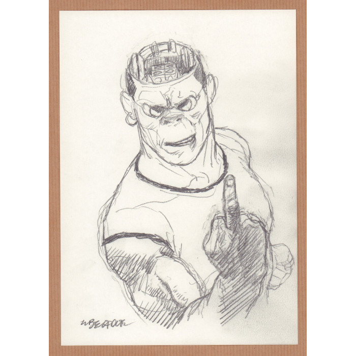 Liberatore Tanino - Dessin Original Portrait RanXerox - J