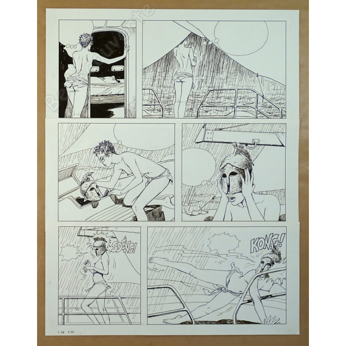 Manara Milo - Planche Originale L'odyssée de Giuseppe Bergman P.32