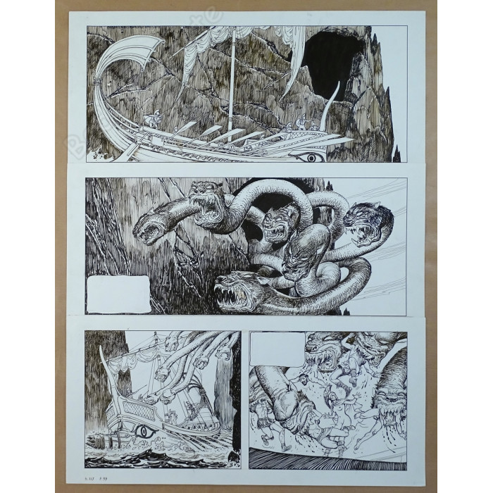 Manara Milo - Planche Originale L'odyssée de Giuseppe Bergman P.39