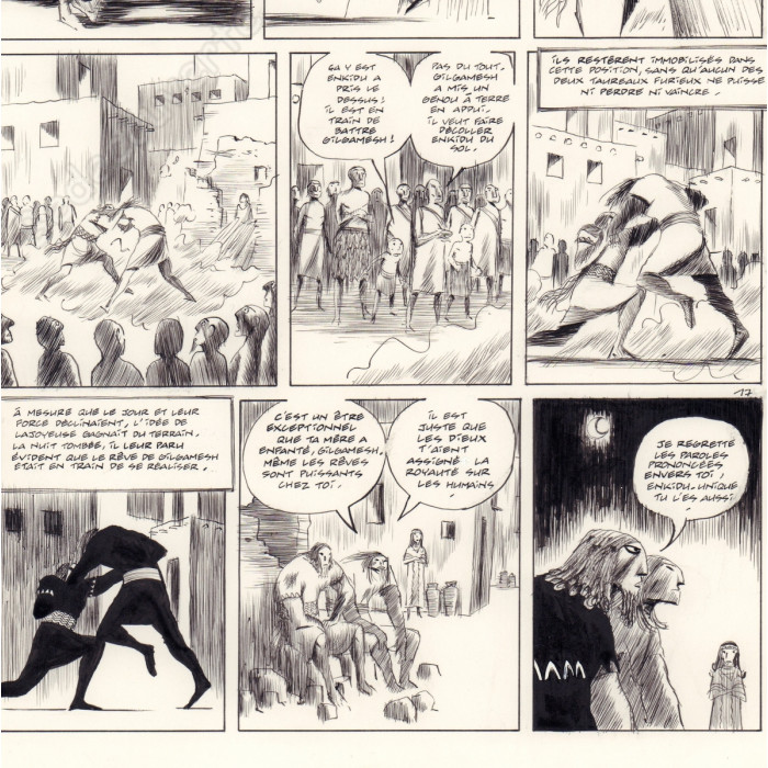 Duchazeau Frantz - Planche Originale Gilgamesh T1