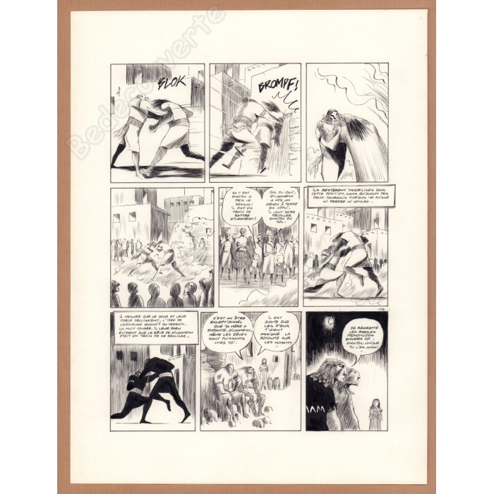 Duchazeau Frantz - Planche Originale Gilgamesh T1