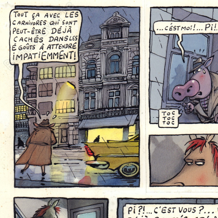 De Moor Johan - Planche Originale La Vache A mort l'homme, vive l'ozone P.50