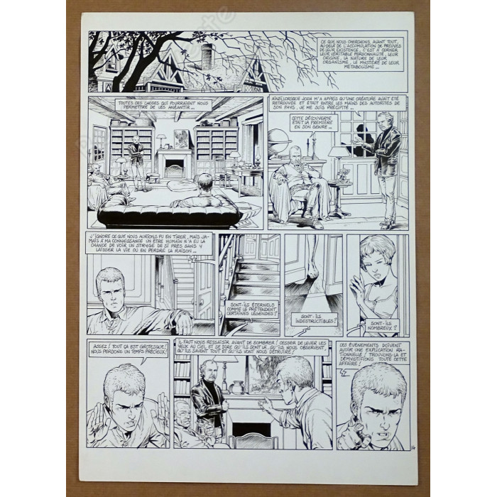 Guérineau Richard - Planche Originale Le Chant des Stryges Tome 4 Pl.14