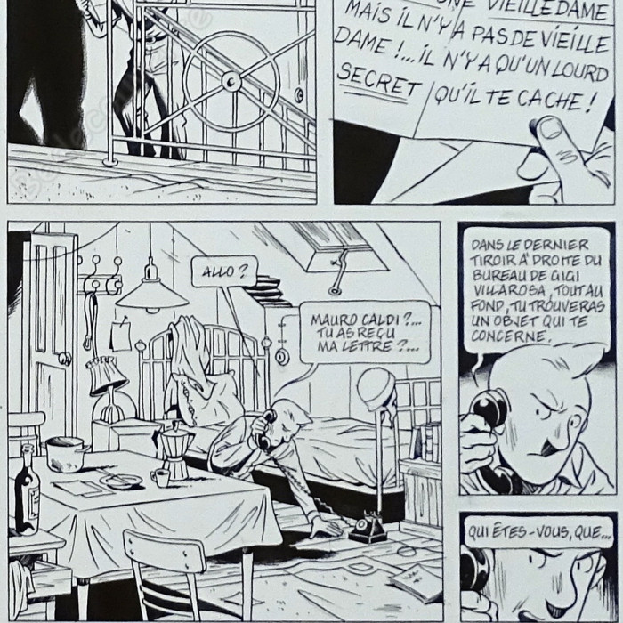 Constant Michel - Planche Originale Mauro Caldi Tome 7 Pl.5