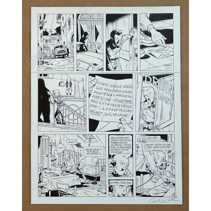 Constant Michel - Planche Originale Mauro Caldi Tome 7 Pl.5