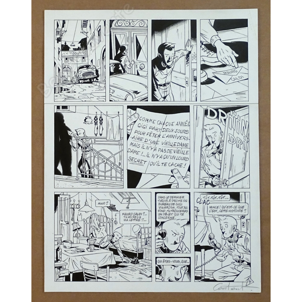 Constant Michel - Planche Originale Mauro Caldi Tome 7 Pl.5