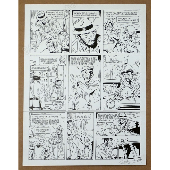 Constant Michel - Planche Originale Mauro Caldi Pl.35