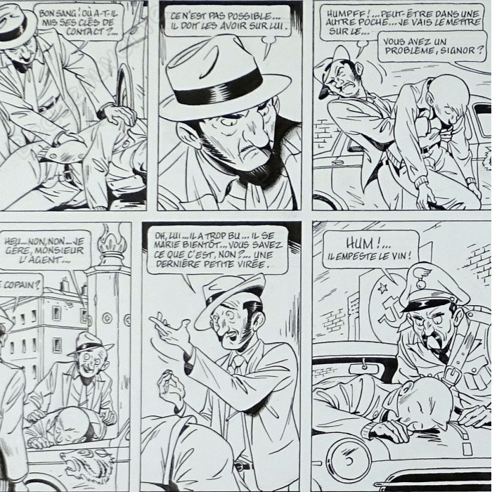 Constant Michel - Planche Originale Mauro Caldi Pl.35
