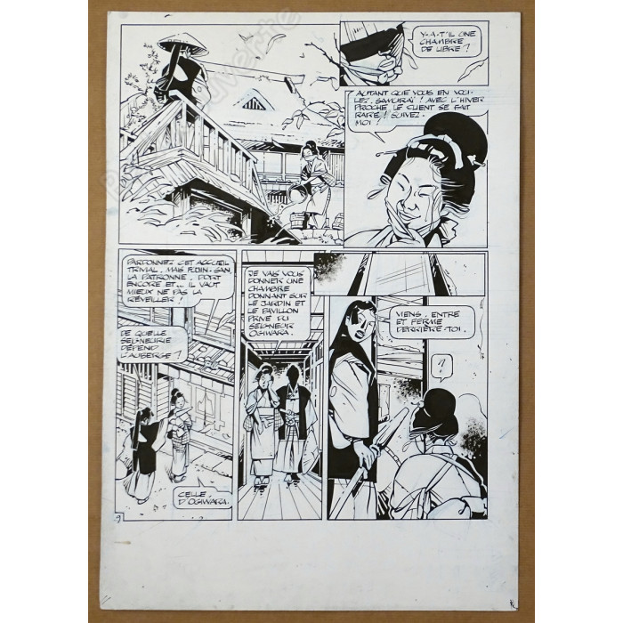 Michetz - Planche Originale Kogaratsu Inédit Pl.9