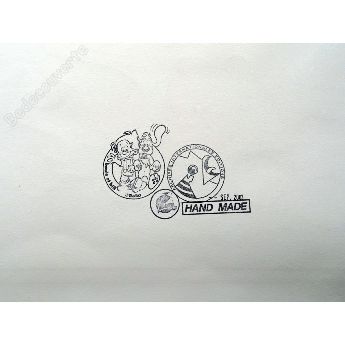 Roba - Boule et Bill N°6 Archives Internationales 2003
