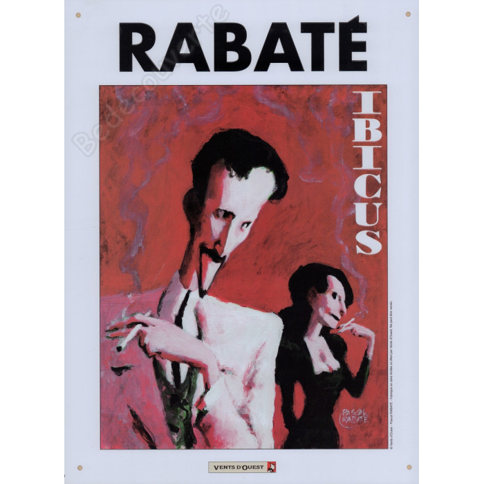 Rabate - Plaque métal Vents d'Ouest Ibiscus