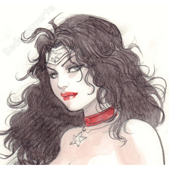 Marini Enrico - Dessin original Wonder Woman 2025