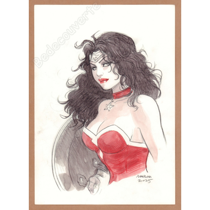 Marini Enrico - Dessin original Wonder Woman 2025