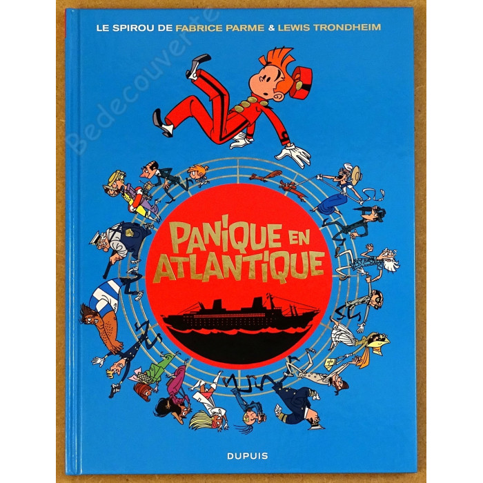 Parme - Spirou Panique en Atlantique EO + ex-libris