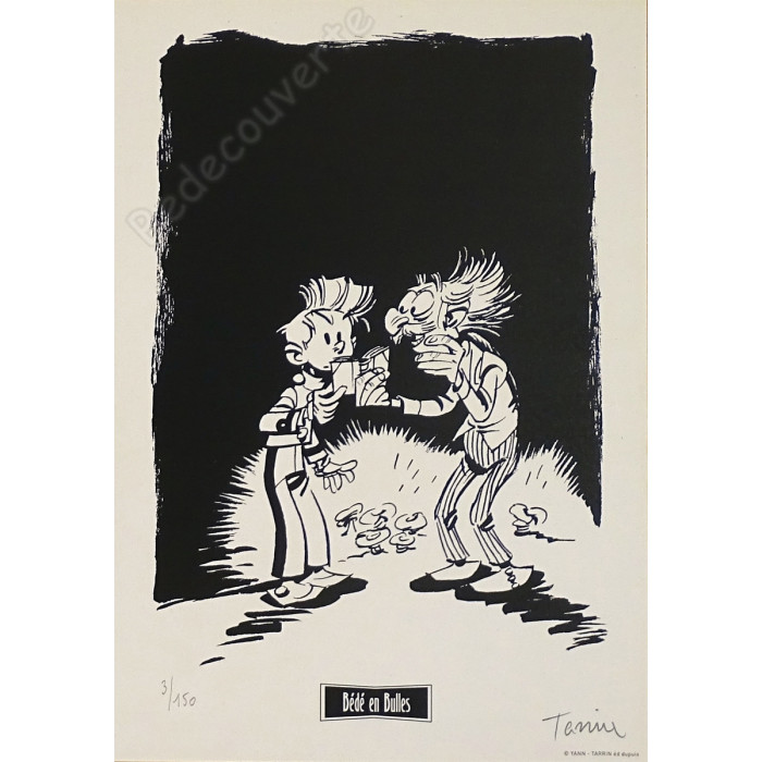 Tarrin - Spirou Le Tombeau Des Champignac EO + ex-libris