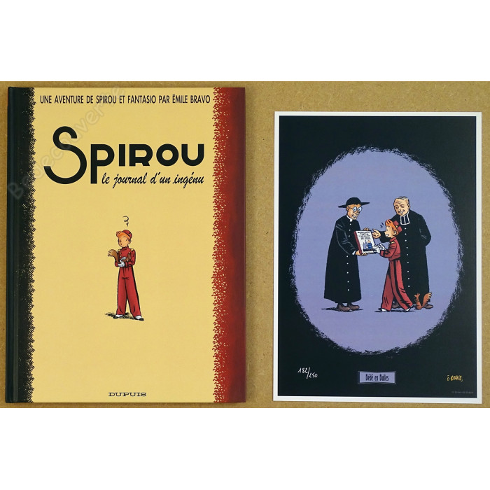 Bravo - Spirou Le Journal d'un Ingénu EO + ex-libris