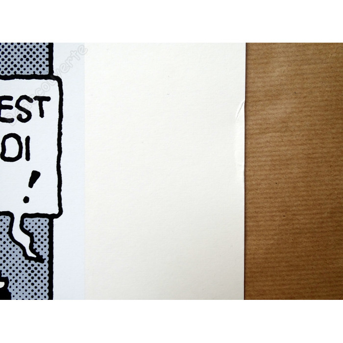 Hergé - Tintin Dupont et Dupond Sérigraphie 1989