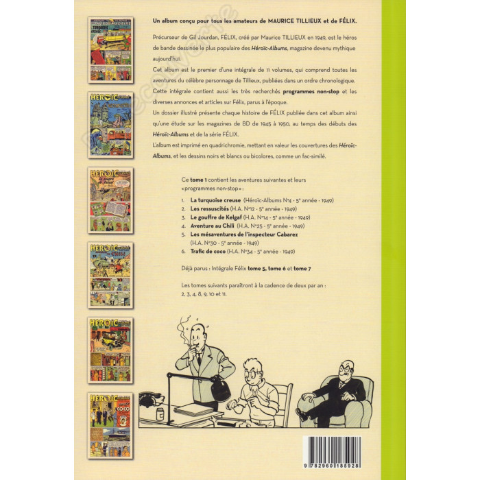 Tillieux - Intégrale Félix tome 1 Deuxième édition