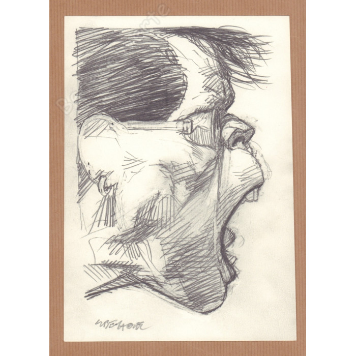 Liberatore Tanino - Dessin Original Portrait RanXerox - L