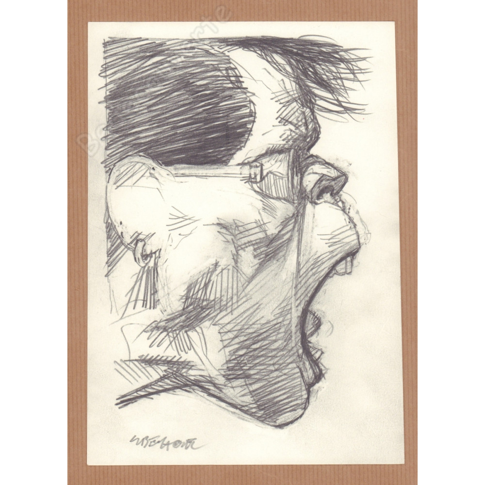 Liberatore Tanino - Dessin Original Portrait RanXerox - L
