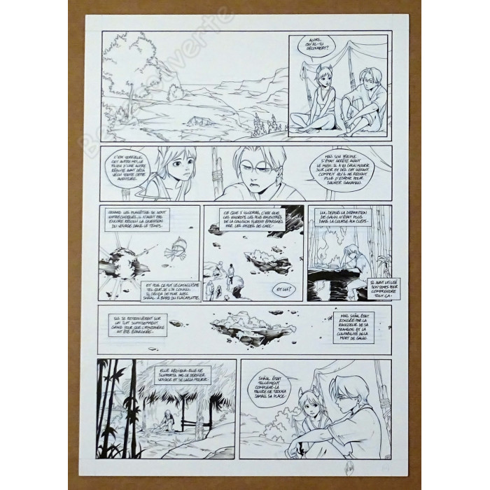 Valence Tony - Planche originale Les 4 Princes de Ganahan Tome 4 pl.11