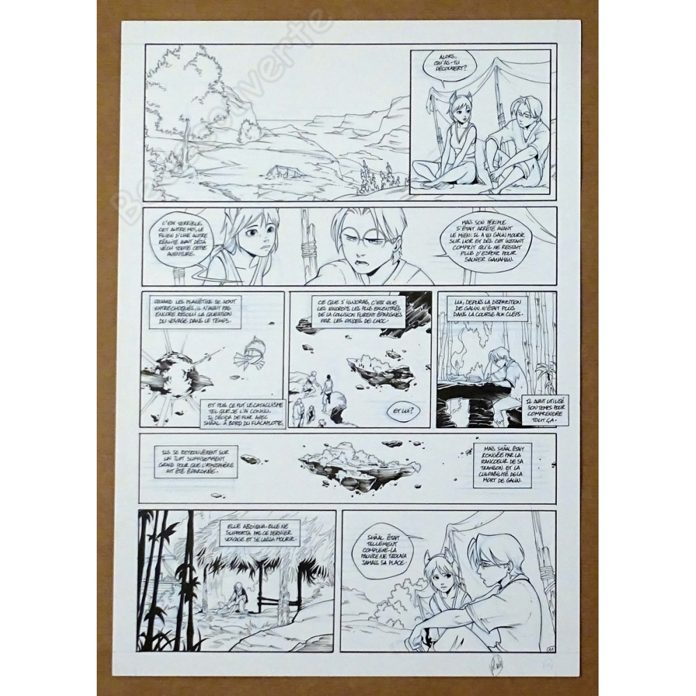 Valence Tony - Planche originale Les 4 Princes de Ganahan Tome 4 pl.11