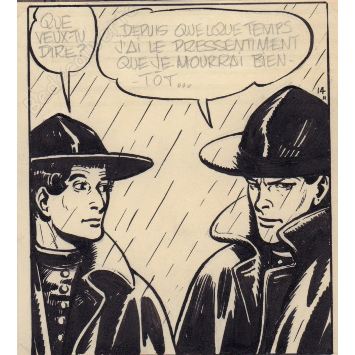 Jijé - Planche originale Don Bosco pl.14