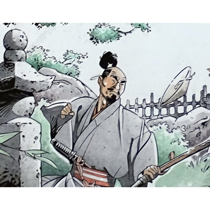 Michetz - Dessin Original Kogaratsu 2 Samouraïs