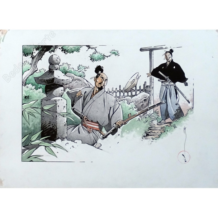 Michetz - Dessin Original Kogaratsu 2 Samouraïs