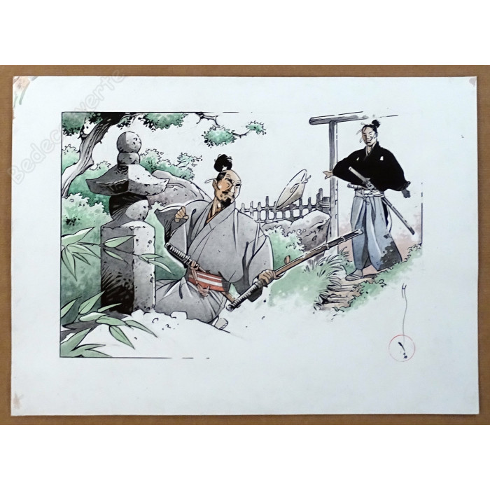 Michetz - Dessin Original Kogaratsu 2 Samouraïs