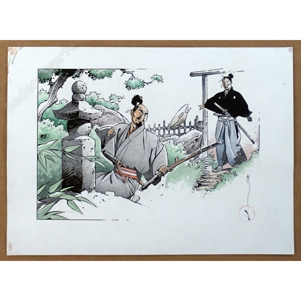Michetz - Dessin Original Kogaratsu 2 Samouraïs