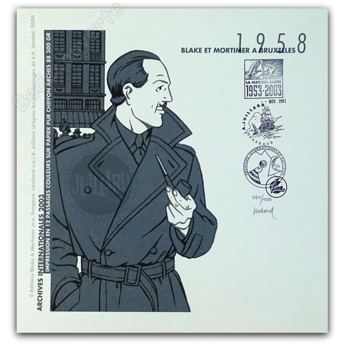 Juillard - Blake et Mortimer à Bruxelles 2003
