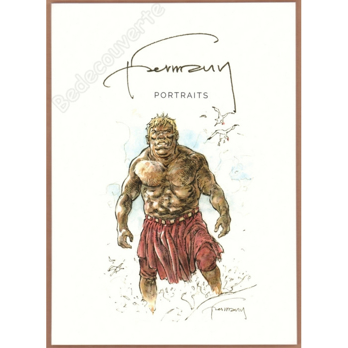 Hermann - Artbook Portraits Limité à 99 exemplaires