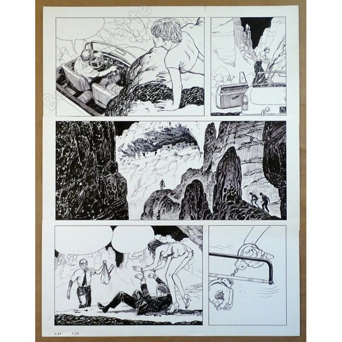Manara Milo - Planche Originale Révolution Pl.29