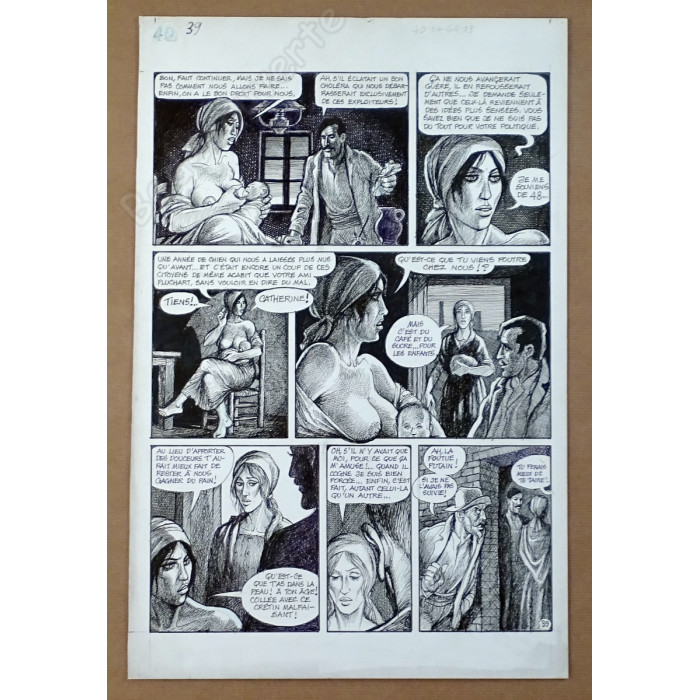 Pichard - Planche originale Germinal T1 p.39
