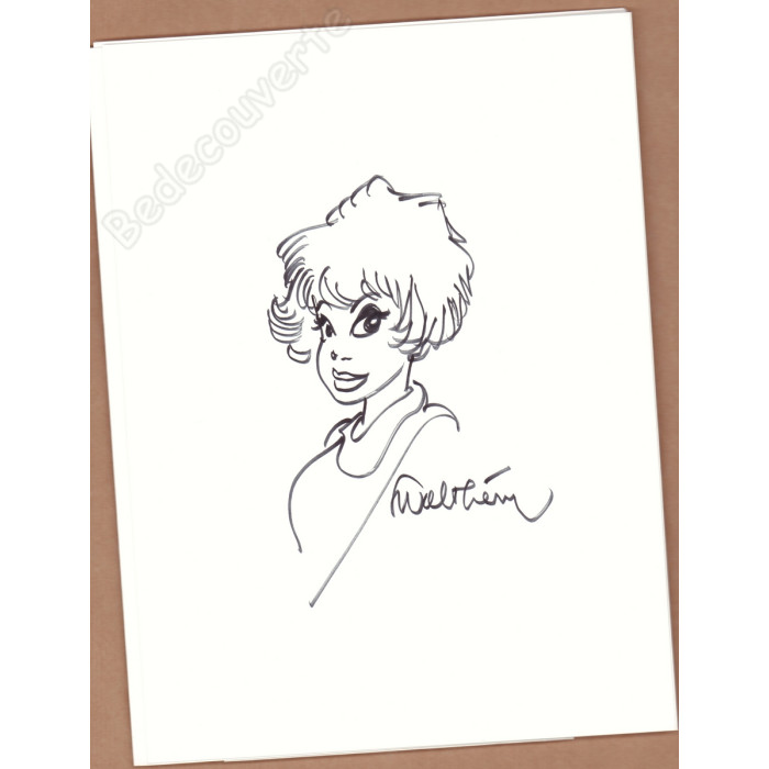 Walthéry - Portfolio Il était 7 fois n°36 + Dédicace n°61/77