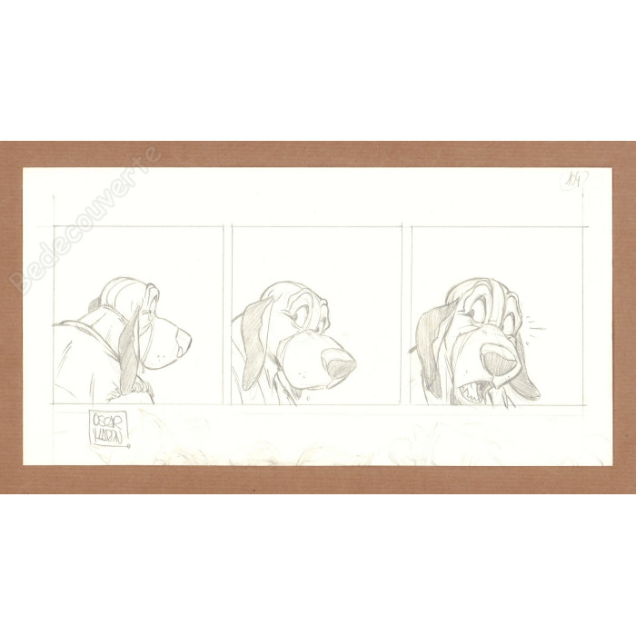 Martin Oscar - Dessin Strip Original Solo Pl.104