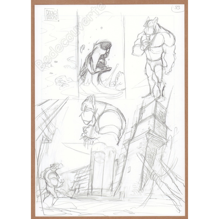 Martin Oscar - Page de Story Board Original Solo pl.3