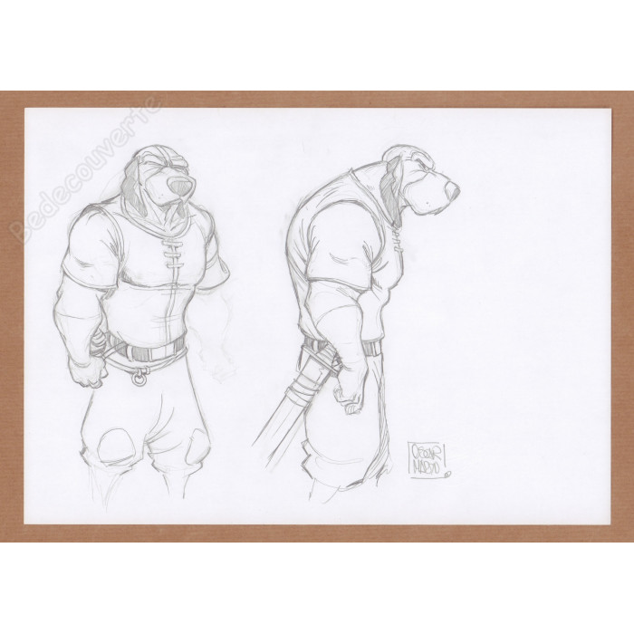 Martin Oscar - Dessin Original Solo Legatus