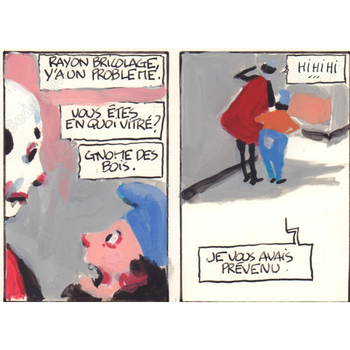 Rabaté Pascal - Planche Originale Opération Halloween pl.5