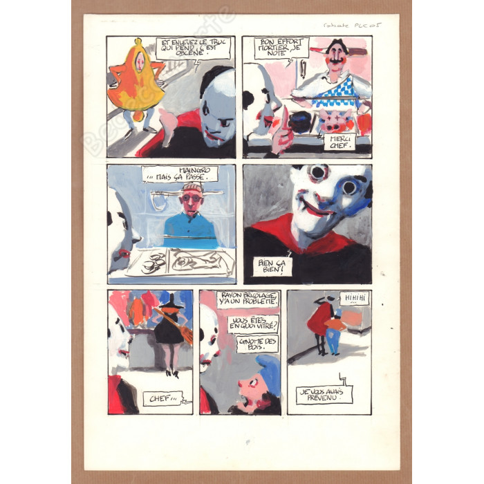 Rabaté Pascal - Planche Originale Opération Halloween pl.5