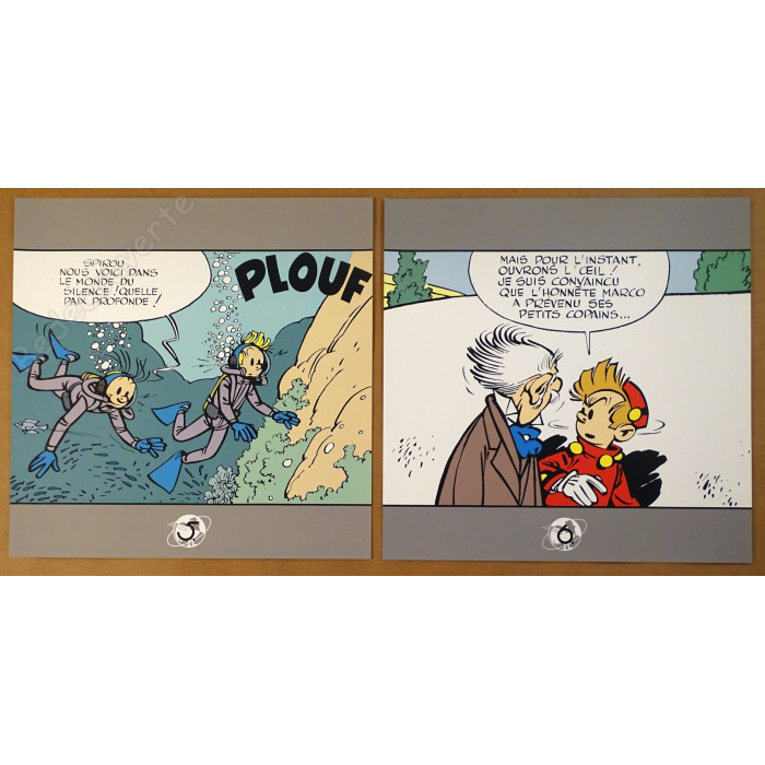 Franquin - Portfolio Spirou Le repère de la murène 1987
