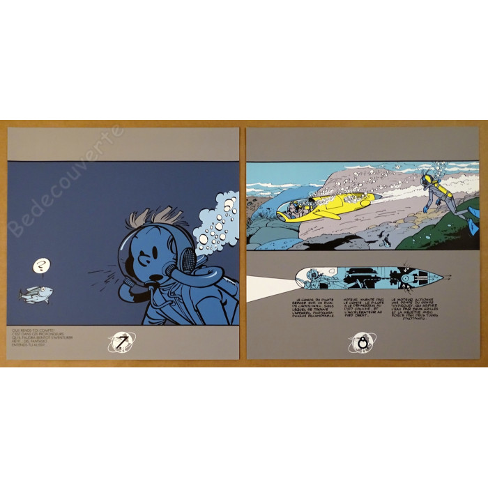 Franquin - Portfolio Spirou Le repère de la murène 1987